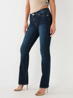 Straight Jeans True Religion Billie Lavage Foncé | XY6985102