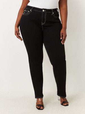 Straight Jeans True Religion Plus Billie Noir | TI3452067