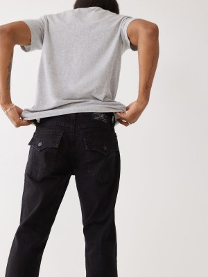 Straight Jeans True Religion Ricky Noir | IT5208416